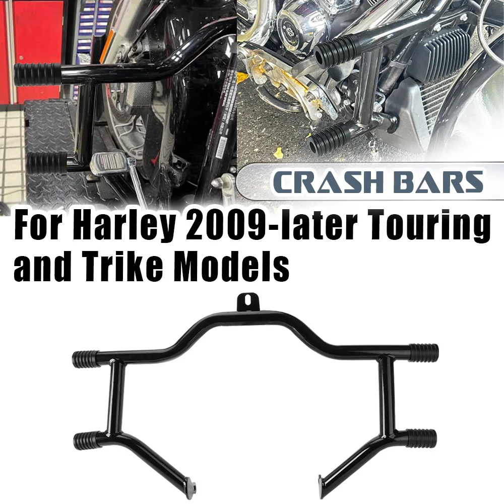 

Motorcycle Accessories Engine Guard Crash Bar Highway Falling Protection Bumper For Harley Touring Road King Street Glide 09-23