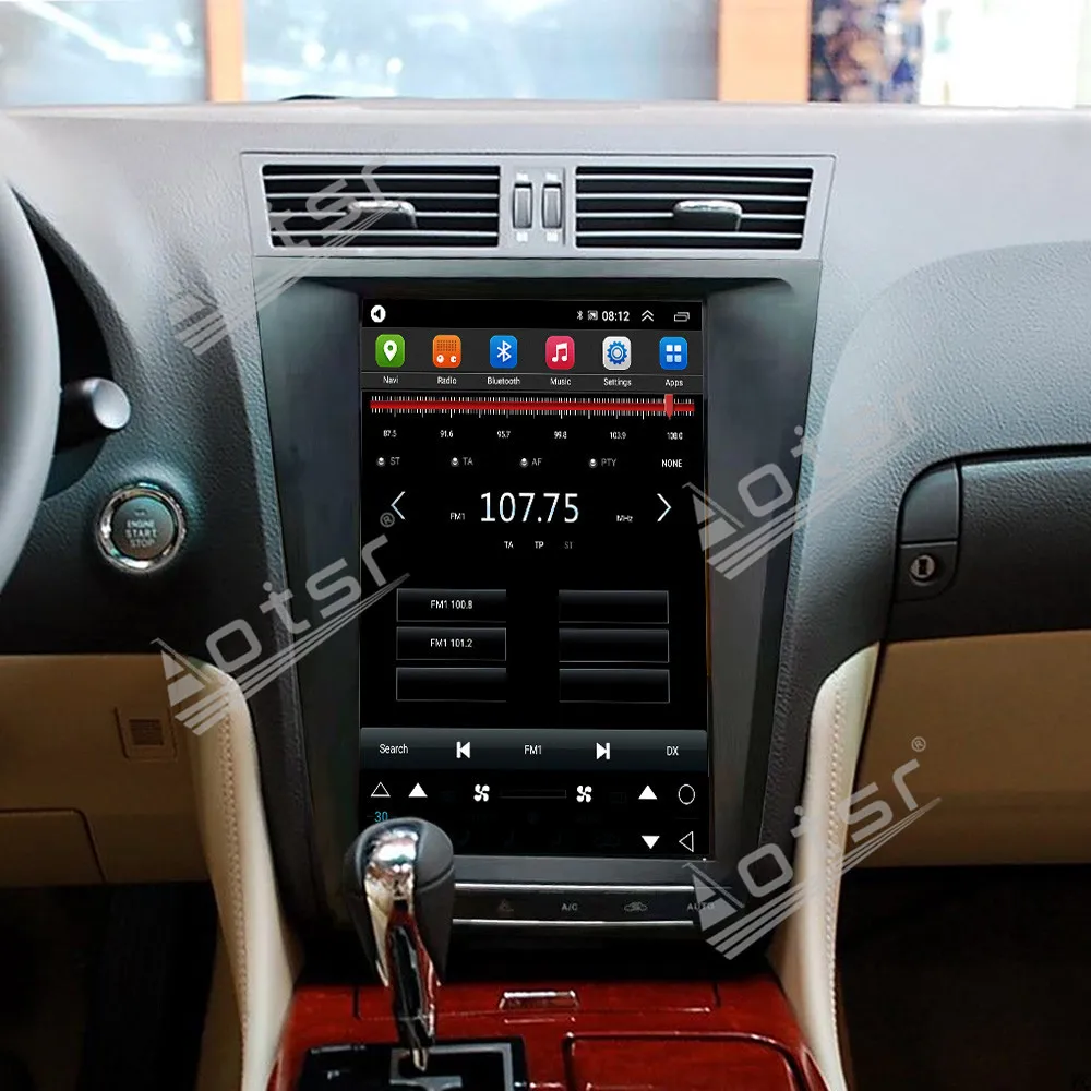 

12.8 Inch Android 13 CarPlay Car Radio For Lexus GS 2005-2010 Touch Screen Multimedia Player GPS Navigation DSP 4G WIFI BT