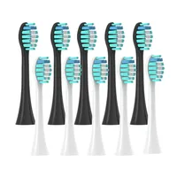 10PCS Replacement Brush Heads For APIYOO P7/Y8/G7/SUP/T1 Sonic Tooth Soft DuPont BristleDeep Cleaning Vacuum Package