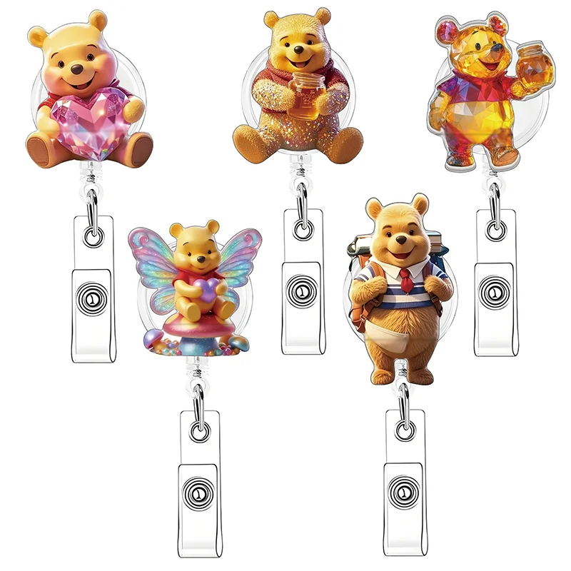5Pcs Cartoon Winnie… - image