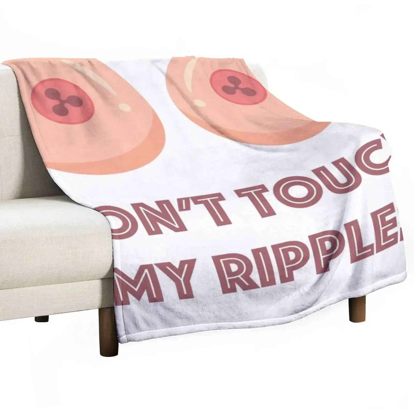 

Don't touch my Ripples Throw Blanket blankets and throws warm winter Travel Blankets