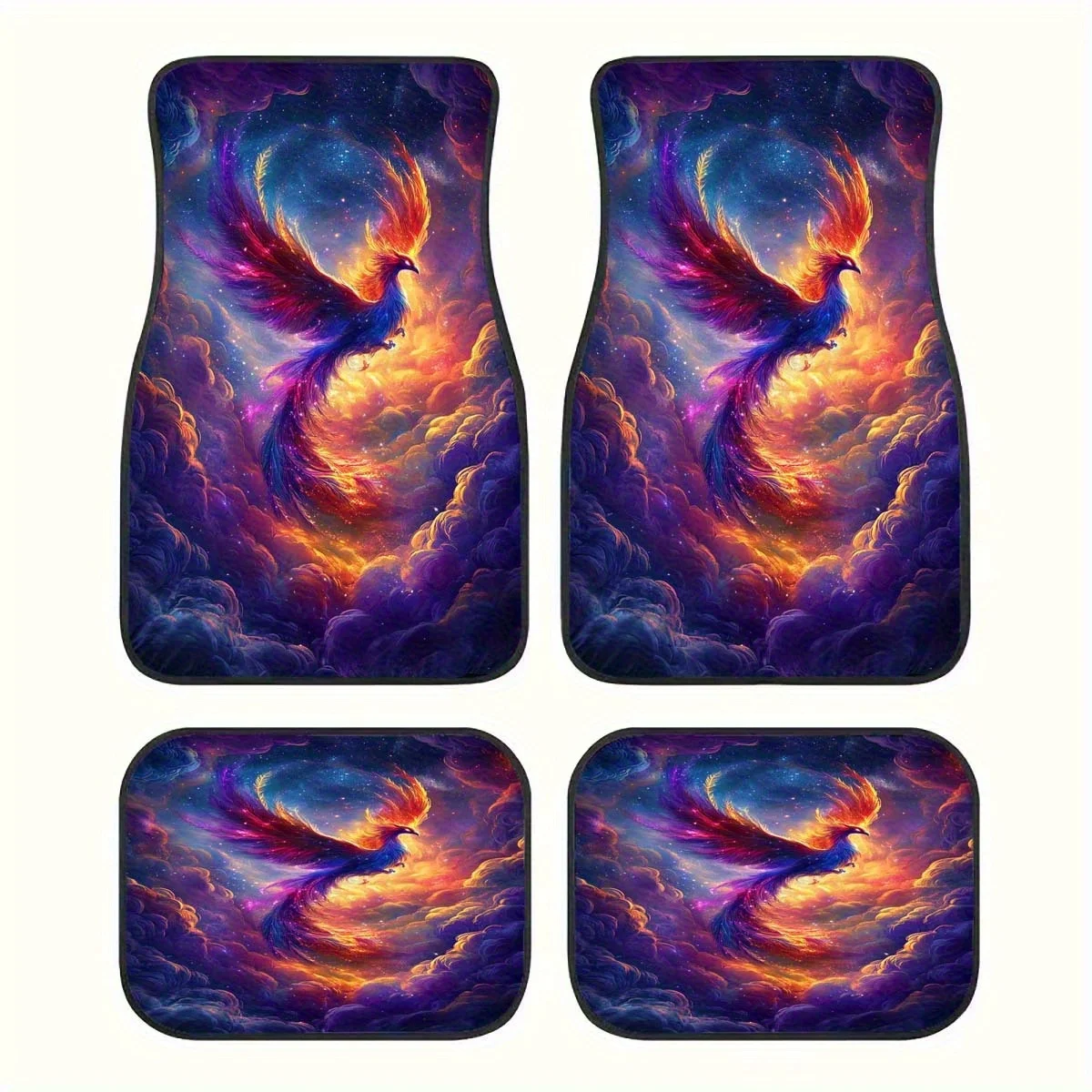 High-Definition Printed Universal Car Mat | Comfortable Velvet Floor Mats For Cars, Trucks, SUVs, Full Coverage Interior Additio