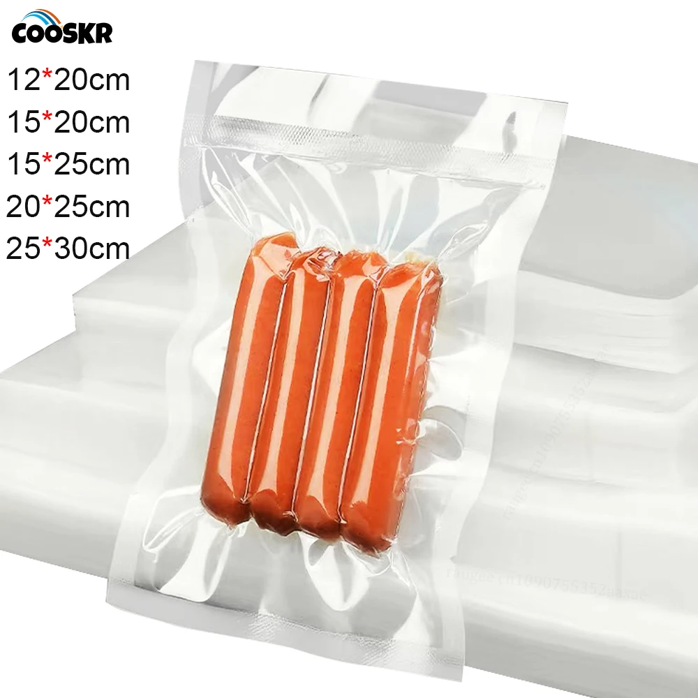Vacuum Sealer Bags 100pcs Vacuum Packing Bag Food Meat Fruit And Vegetable Fresh Long Keeping for Food Vacuum Sealer Compression