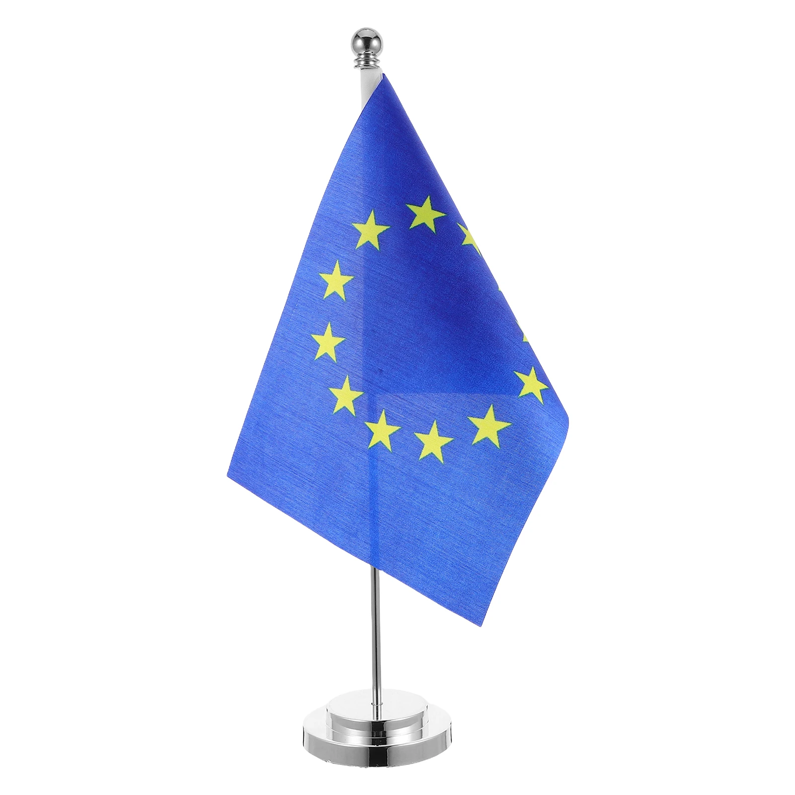 

EU Desk Flag Stable Base Office Home Decor Mini Flags Table Top Festive Banner Small Stick Stand Desktop Organizer