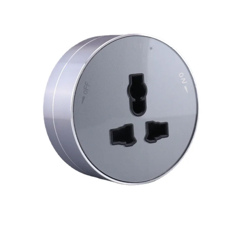 Eu Universal Track Socket Removable Surface-Mounted Guide Rail Socket Usb 13A Socket Type-c Multi-Function Custom Combination