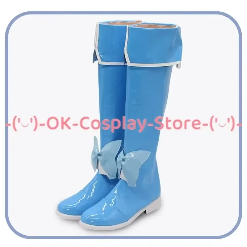 [Customized] Gushing Over Magical Girls Minakami Sayo Cosplay Shoes Anime Roleplay Prop Halloween Carnival Party PU Leather Boot
