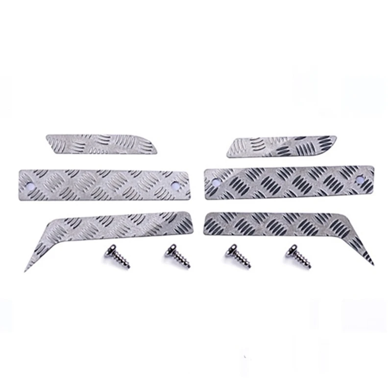 Metal Front & Rear Bumper Skid Plate Antiskid Board Upgrades Accessories For XIAOMI Suzuki Jimny 1/16 RC Car Parts