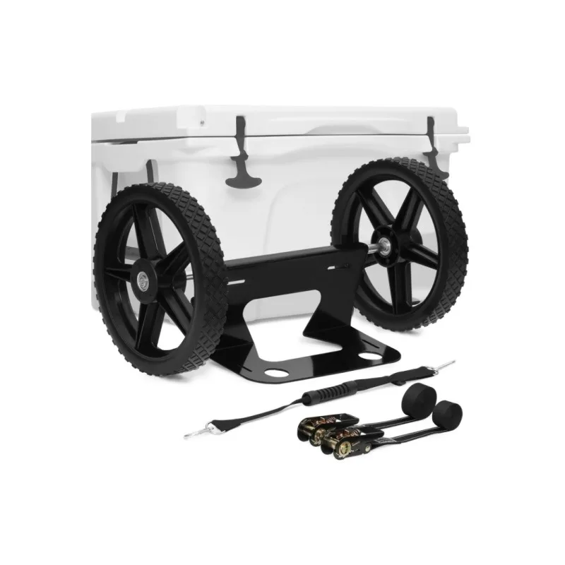 

Portable Cooler Dolly with Wheels Set for Outdoor Cooler Moving for Cold Box Transport