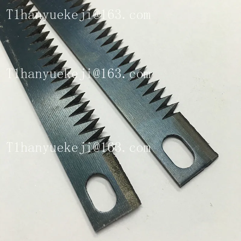 Automatic vertical packaging machine accessories, wave serrated blades, transverse sealing one-shaped toothed blades