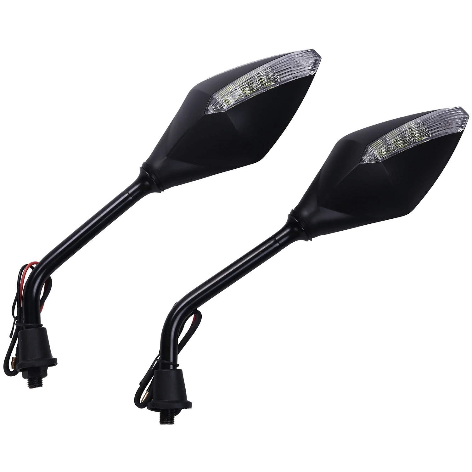 1 Pair Universal Motorcycle Led Turn Signals 5 Colors Available Motorcycle Rearview Mirrors Scooter Indicator Motorcycle