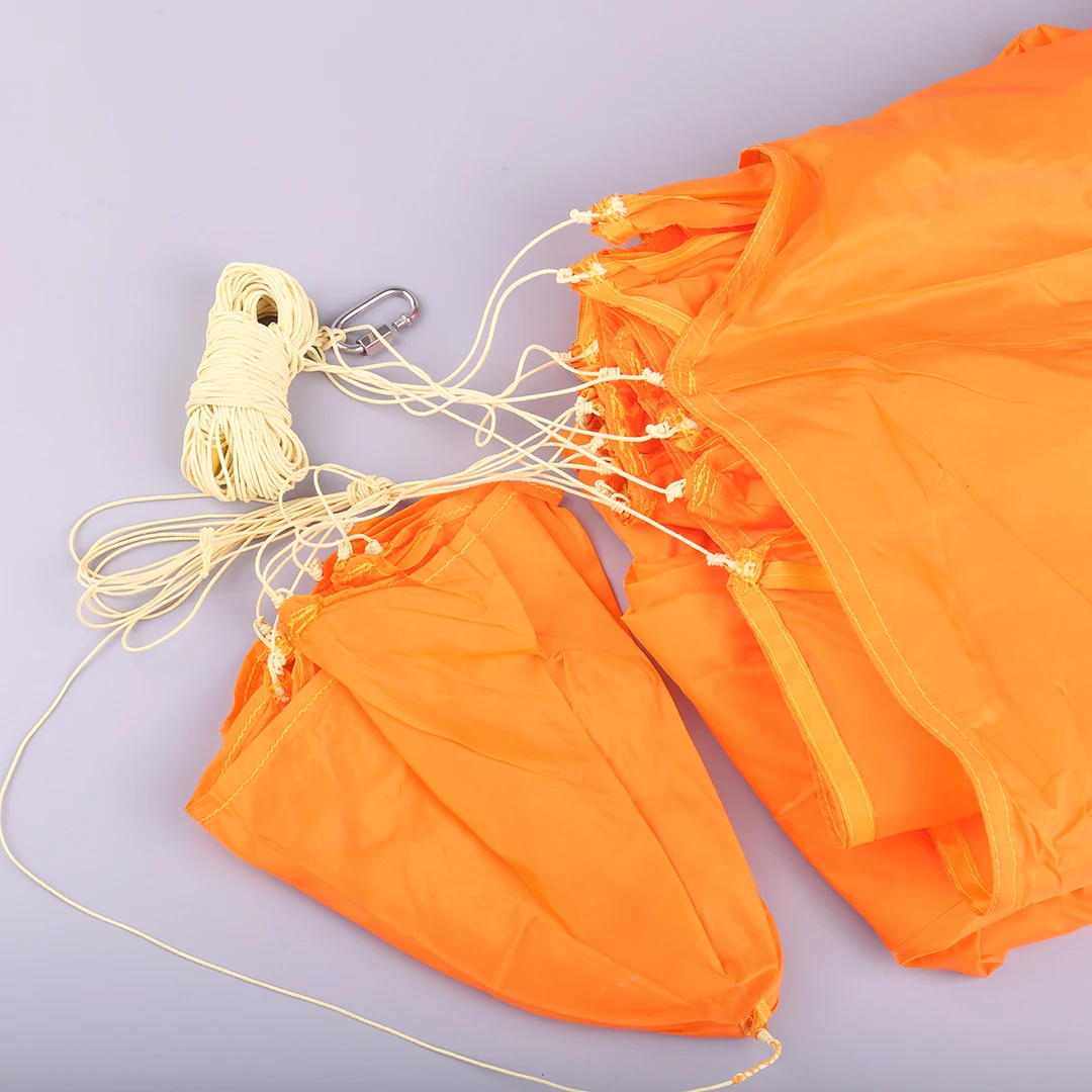 FPV 드론 UAV 모델 항공기용 나일론 낙하산 배출 우산 - 랜야드 포함 야외 착륙 보호 4-15kg급