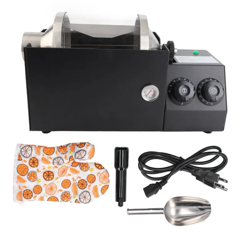

Coffee Bean Roaster Adjustable Temperature Automatic Glass Coffee Bean Baker With Timer For Soybean Sesame