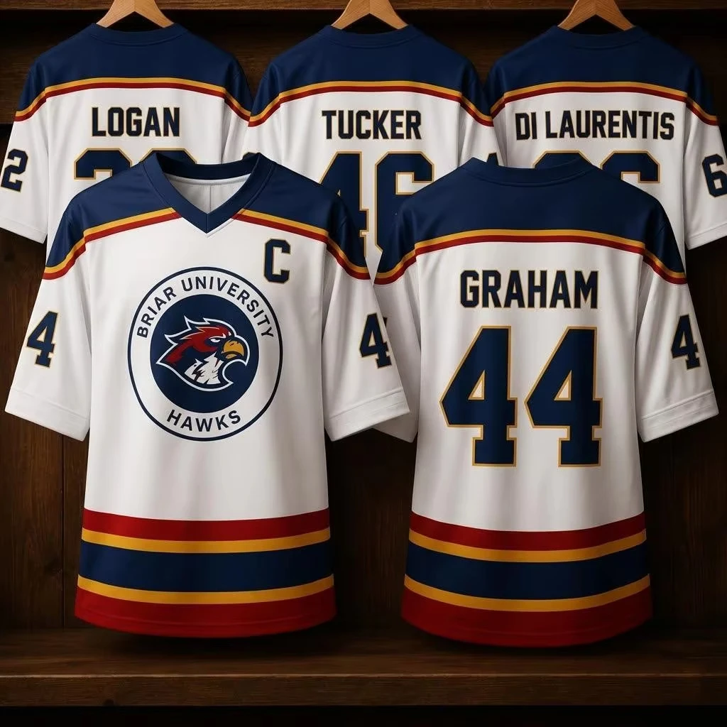 2026 New Out-of-school Briley University Eagles team jersey - Garrett Graham's 44 number hockey shirt - Summer sports T-shirt