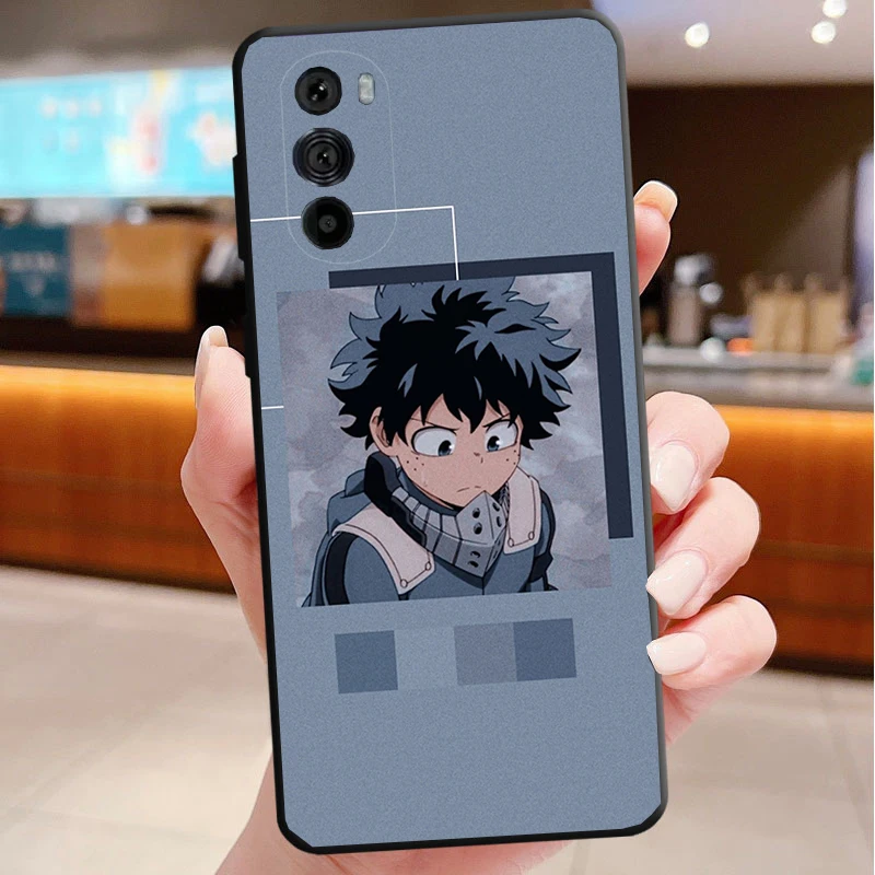 

Phone Case For Motorola Edge 50 40 Pro 60 50 40 30 Ultra Neo Fusion Moto G85 G72 G53 G54 G84 G13 G32 Anime My Hero Academia