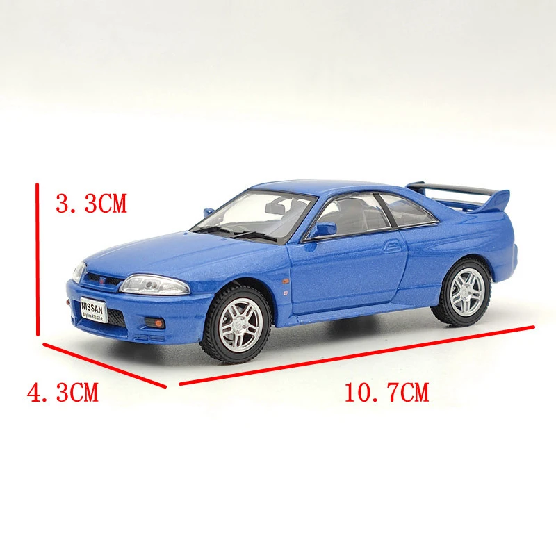 Norev 1/43 For N~~san SKYLINE R33 GT-R 1995 blue Metallic Diecast Models Car Limited