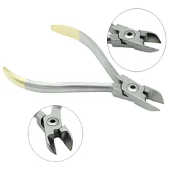 Dental Ligature Cutter Pliers for Orthodontic Wires and Rubber Bands Stainless Steel Dentist Thin Wire Cutter Pliers