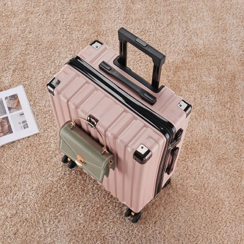 Male Students Mute Suitcase Universal Wheel 20 Zipper Female New Password Suitcase 24 Super Capacity Suitcase Maletas Bag