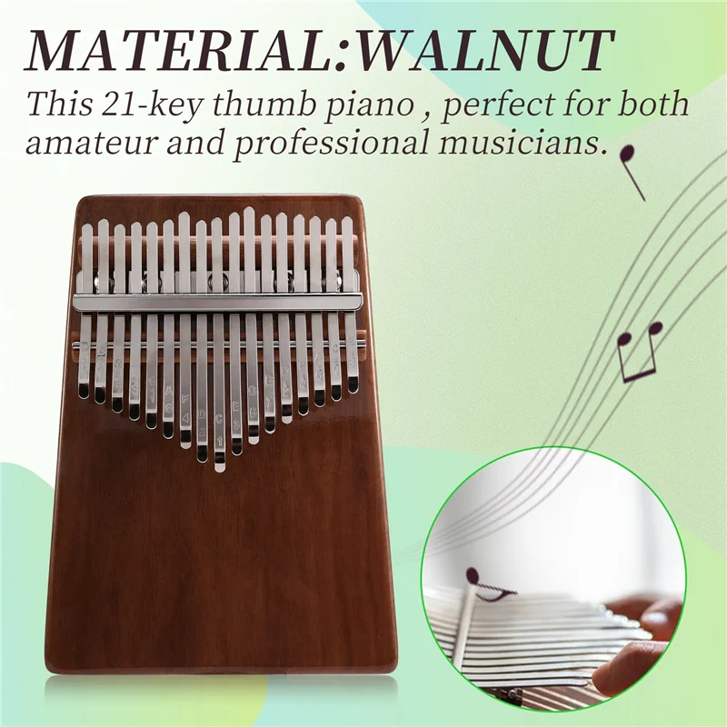 A99I-Kalimba Thumb Piano Walnu - Kalimba Thumb Piano review and price
