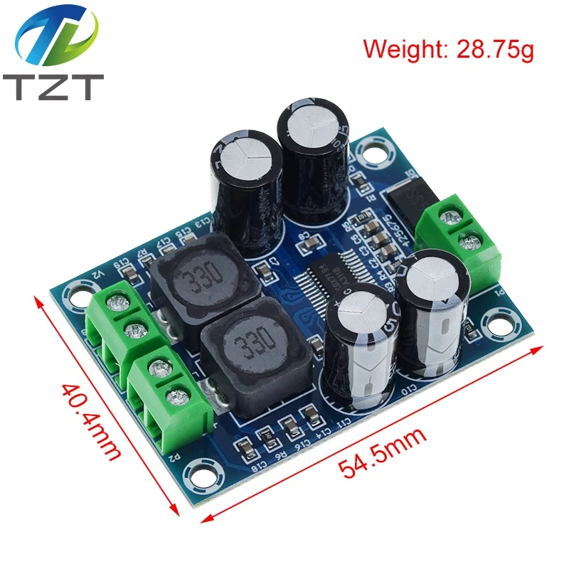 XH-M311 Mini Digital Amplifier Board TPA3118 Audio Amplifier Board Audio Power Amplifier Module Mono 60W