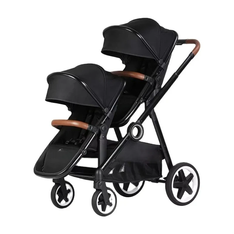 

Fashion Luxury Reclining Twins Tandem Light Baby Stroller