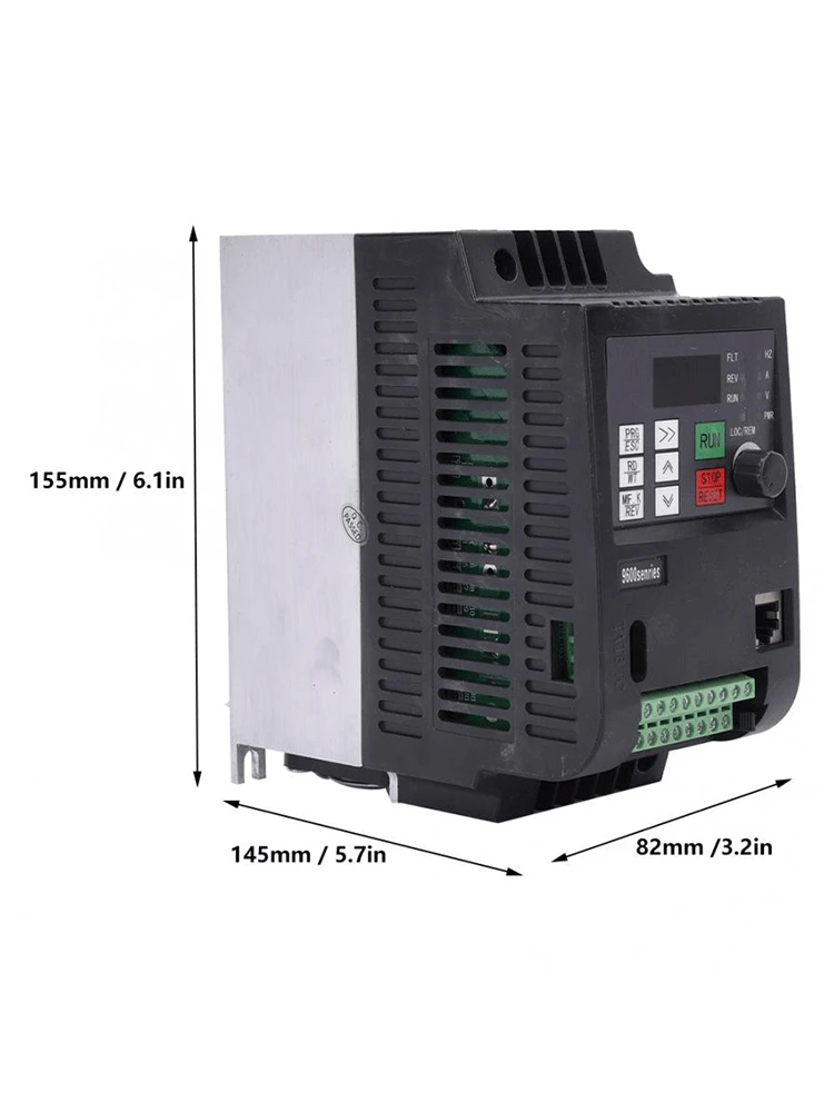 Imagem -04 - Conversor de Frequência com Controle de Velocidade do Motor do Eixo do Cnc Inversor de Vfd Quilowatts 25 Quilowatts 2.2kw 4kw 220v a 3p 220v Saída 380v