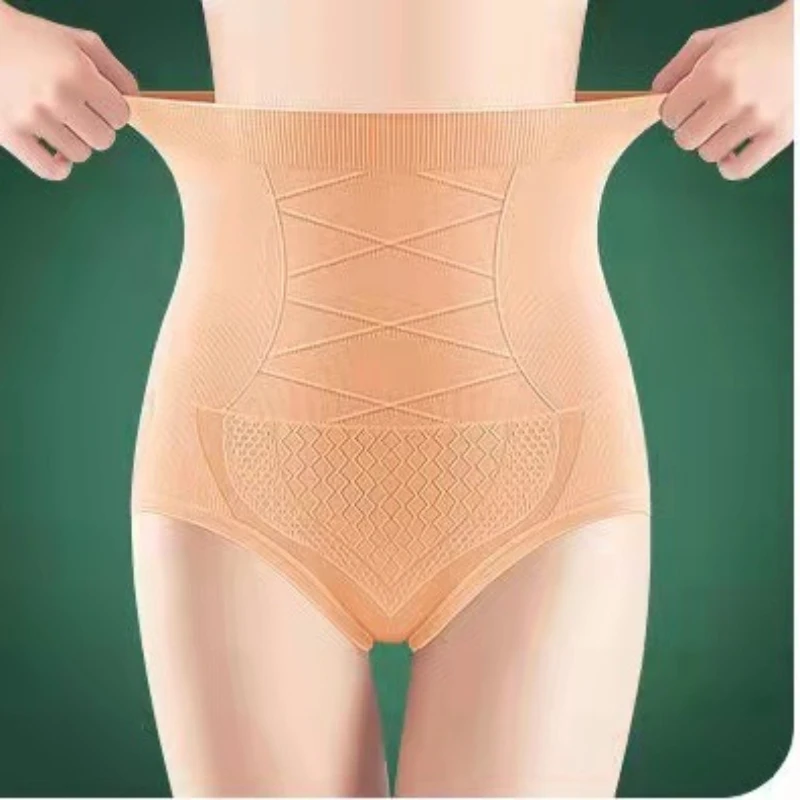 Bragas de cintura alta sin costuras para mujer, bragas planas para realzar la cadera, ropa interior transpirable, moldeador posparto, ropa