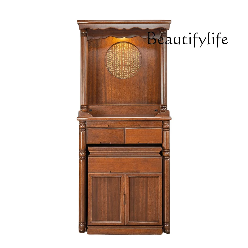 

Buddhist shrine offering table Shrine new Chinese vertical cabinet Guanyin Bodhisattva household God of Wealth offering table