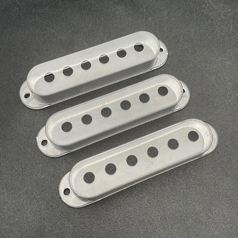 3Pcs/6Pcs Transparent ST Pickup Cover Guitar Single Coil Pickup Cover Plastic Cover 48/50/52MM Guitar Parts