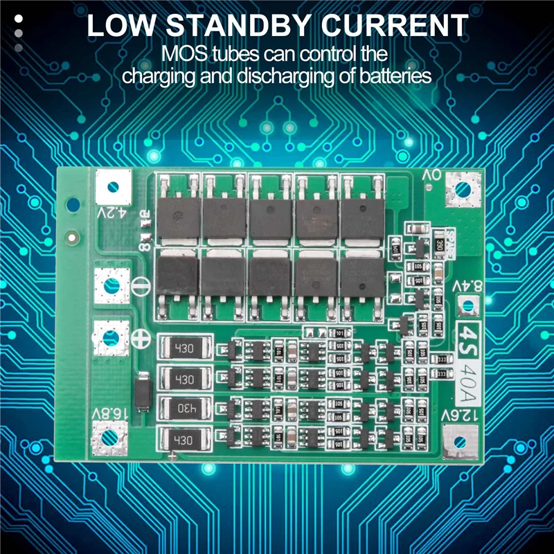 【ساخن】2 قطعة 4S 40A بطارية ليثيوم 18650 شاحن PCB BMS لوح حماية مع توازن لمحرك الحفر 14.8 فولت 16.8 فولت