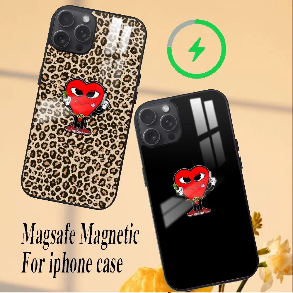 Love Mafia La Mafia Del Amor Phone Case For iPhone 16 15 14 13 12 11 PRO MAX PLUS Mini Magnetic wireless mirror phone case