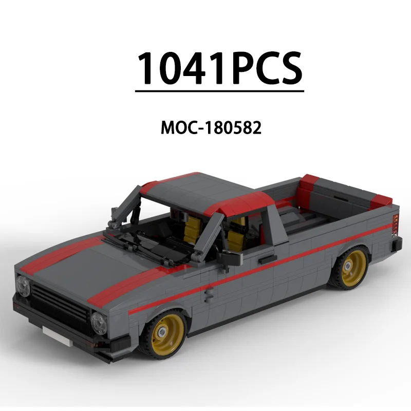 

MOC-180582 New Sports Car Racing Pickup Truck Stitching Model 1041PCS Building Blocks Kids Toys Gift Christmas Gift