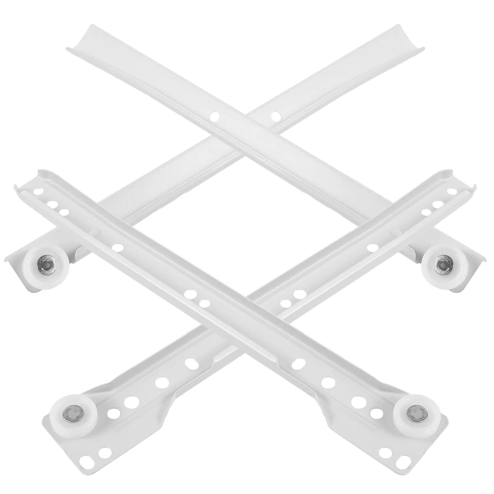 

2Pairs Drawer Slide Steel Ball Bearing Slides Quiet Close Full Extension for Cabinet Drawer Tracks Dresser Sliders Replacement