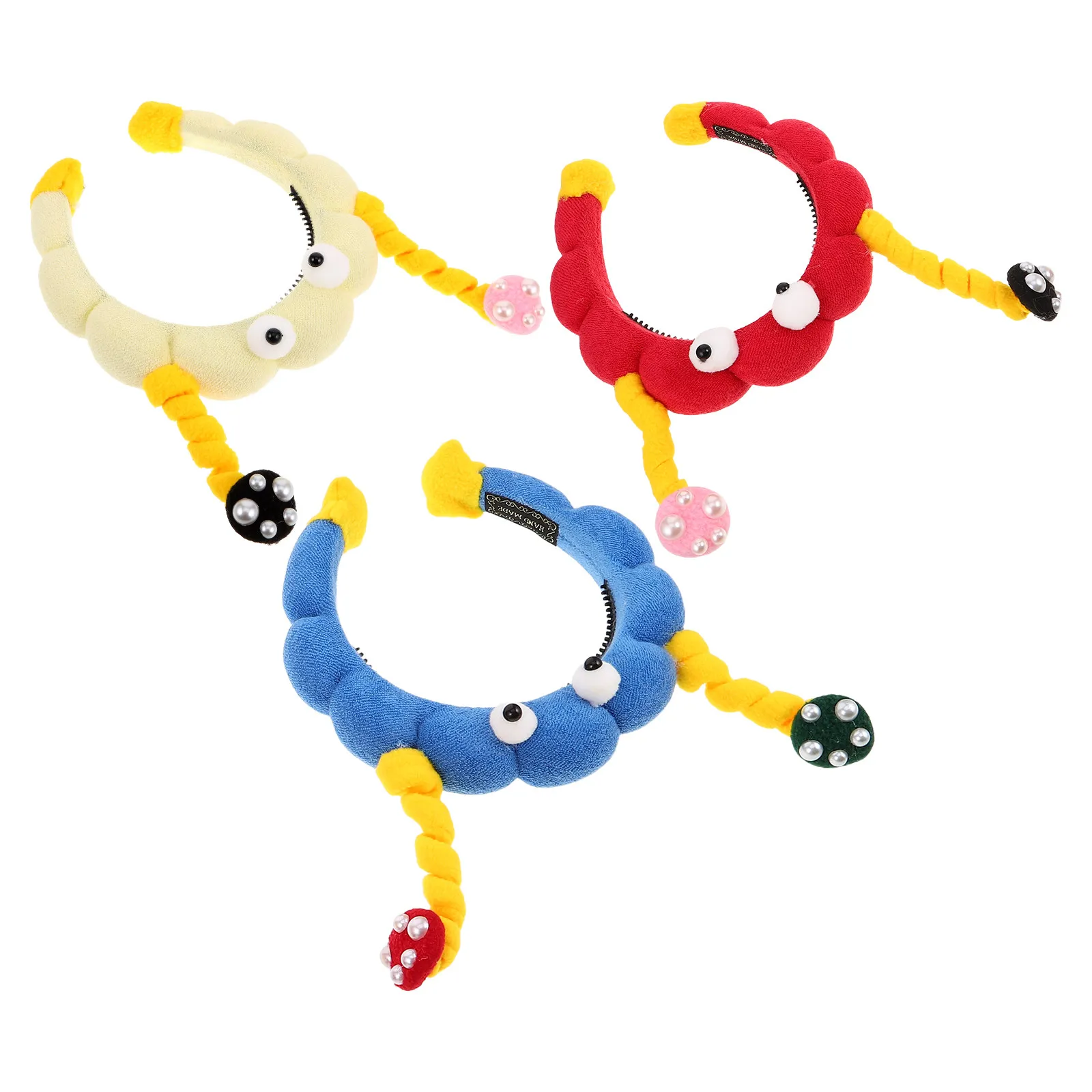 

Набор из 3 креативных повязок на голову: высокие повязки-грибы, повязки для спа-процедур и умывания, милые повязки с животными для ухода за кожей для женщин