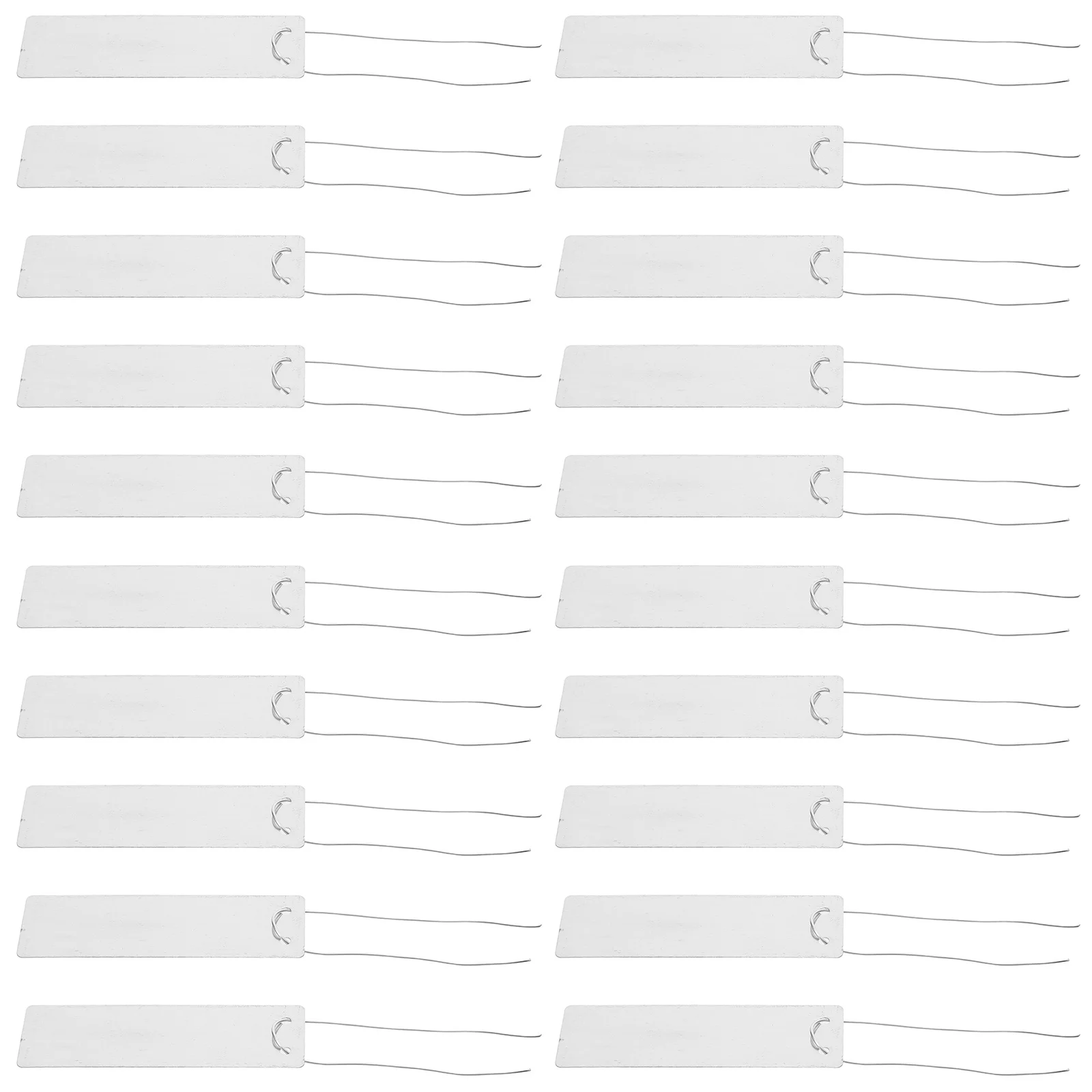 

20Pcs Outdoor Plant Labels Aluminum Metal Tags Blank Herb Markers 3.2x1inch Waterproof Garden Vegetable Fruit Identification