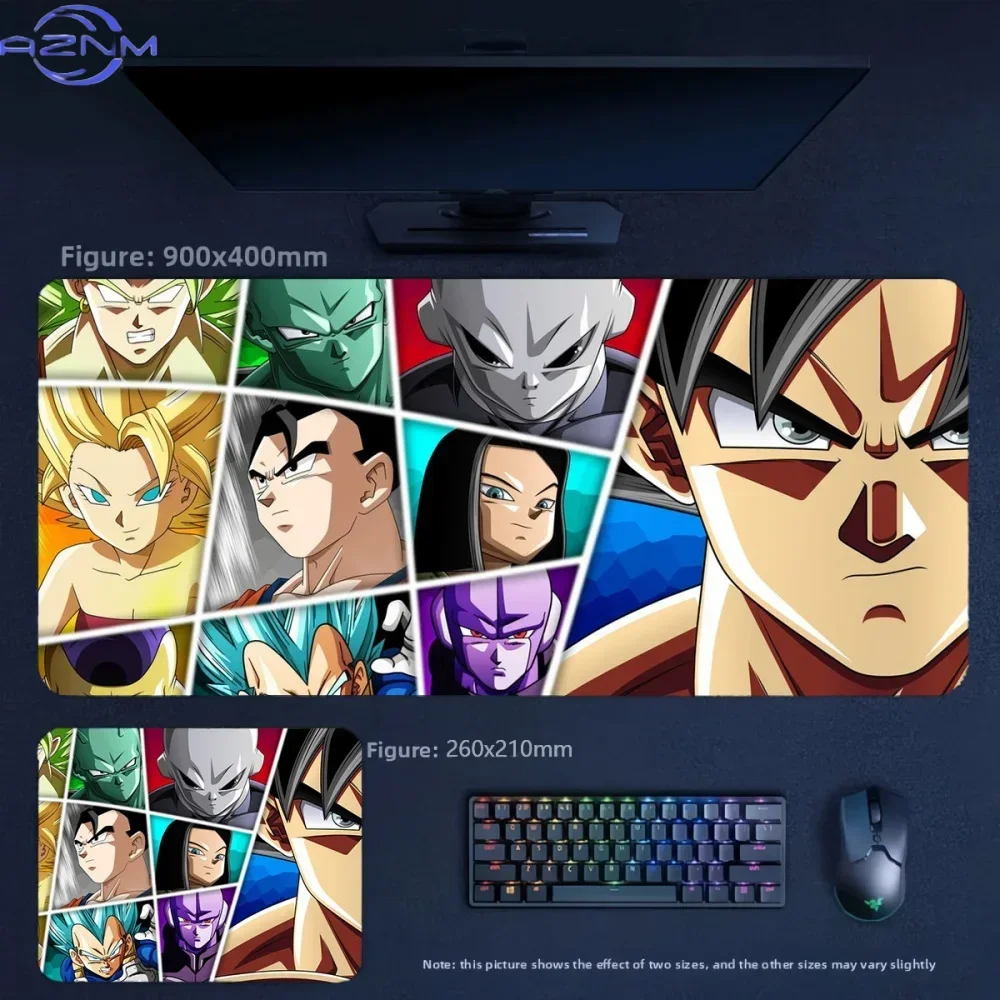 Office Fashion Quality Printed Rubber Mouse Pad Two-dimensional Animation Dragon Ball Goku Series Rubber Mouse Pad Tablecloth