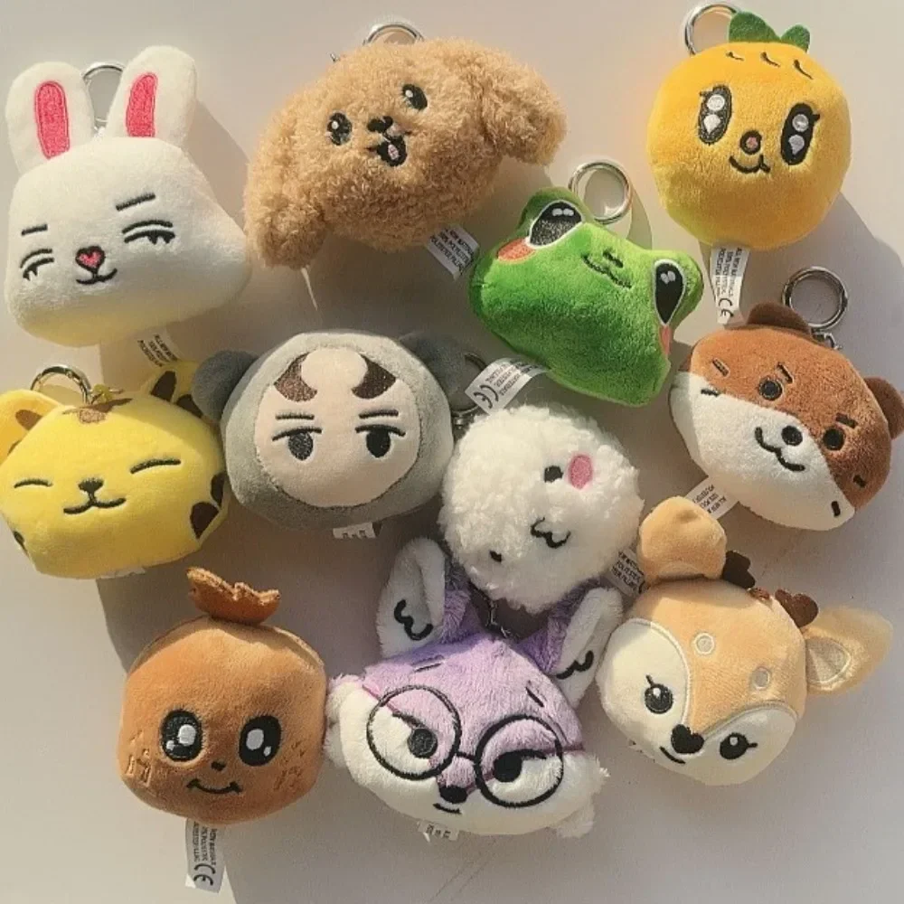 Kpop Miniteen Cartoon Character Plush Doll Pendant Keychain WOOZI DK MINGYU THE8 S.COUPS JEONGHAN JOSHUA For Fans Gifts