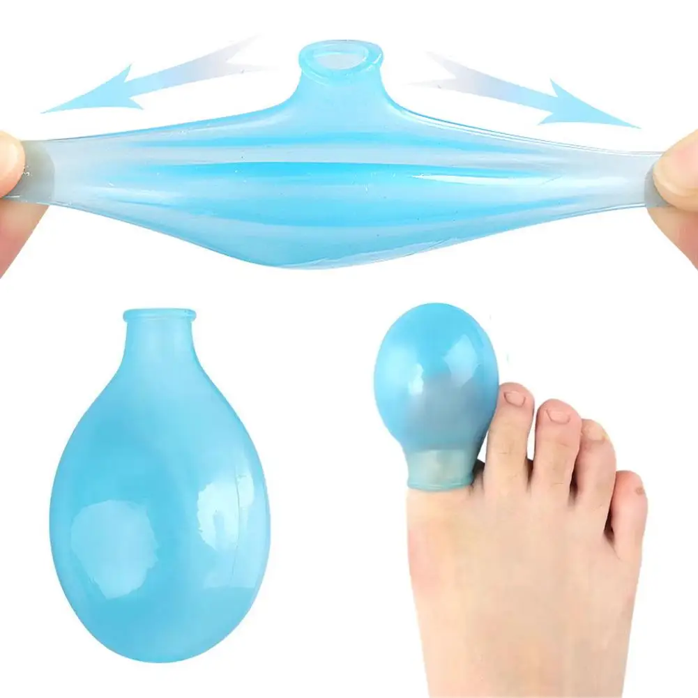 Waterproof Toe protective cover Sleeve Bunion Pads Cushion Big Toe Guards Silicone Toe Covers For Protection Of Ingrown Toe V9K6