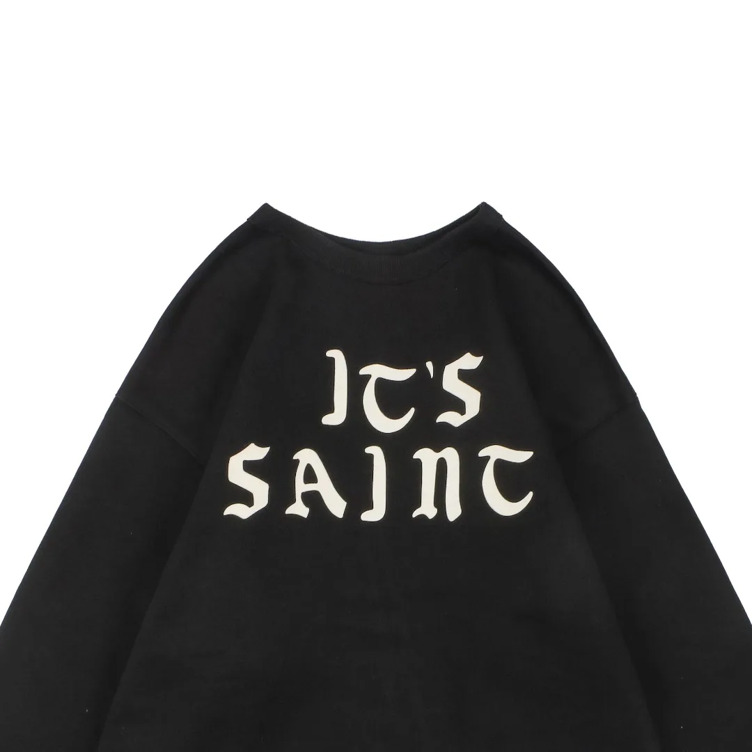 سانت مايكل 25 الأزياء الأمريكية طباعة جولة الرقبة مصمم جودة عالية هوديس جديد الرجال والنساء