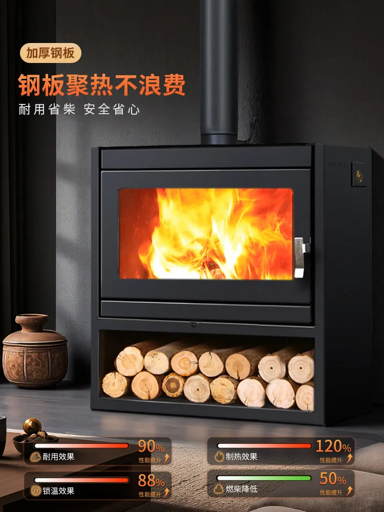 

Дровяная печь для обогрева помещений зимой, для загородного дома, самодельная, бездымная, для гостевых домов