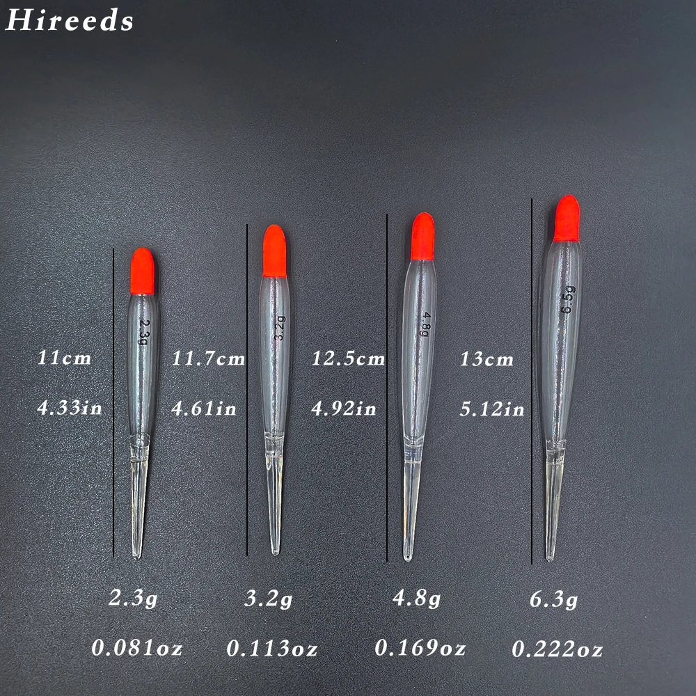 5 قطع من عوامات صيد السمك البلاستيكية عالية الجودة لسمك السلمون وسمك السلمون المرقط | شفافة مع لهجات برتقالية | دورا #4
