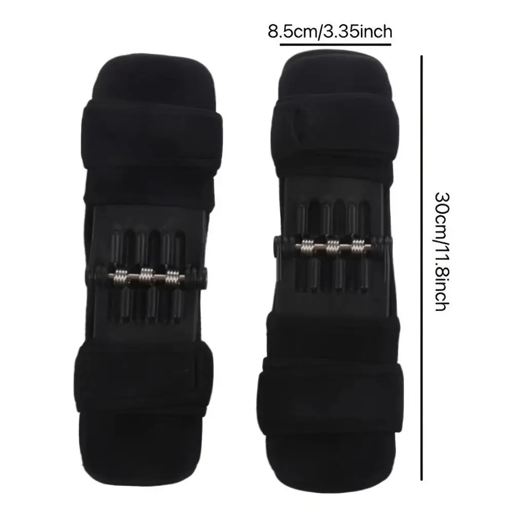 1/2 pièces rebond printemps genou Protection Booster respirant fixe Booster genouillères antidérapant genou manchon jambe Protection