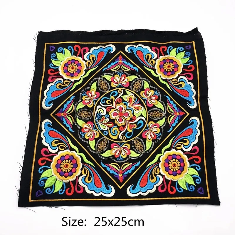 1pcs Ethnic Style Embroidery Cloth Patch Applique Clothes Decorative Applique Cheongsam Chinese Clothing Patch