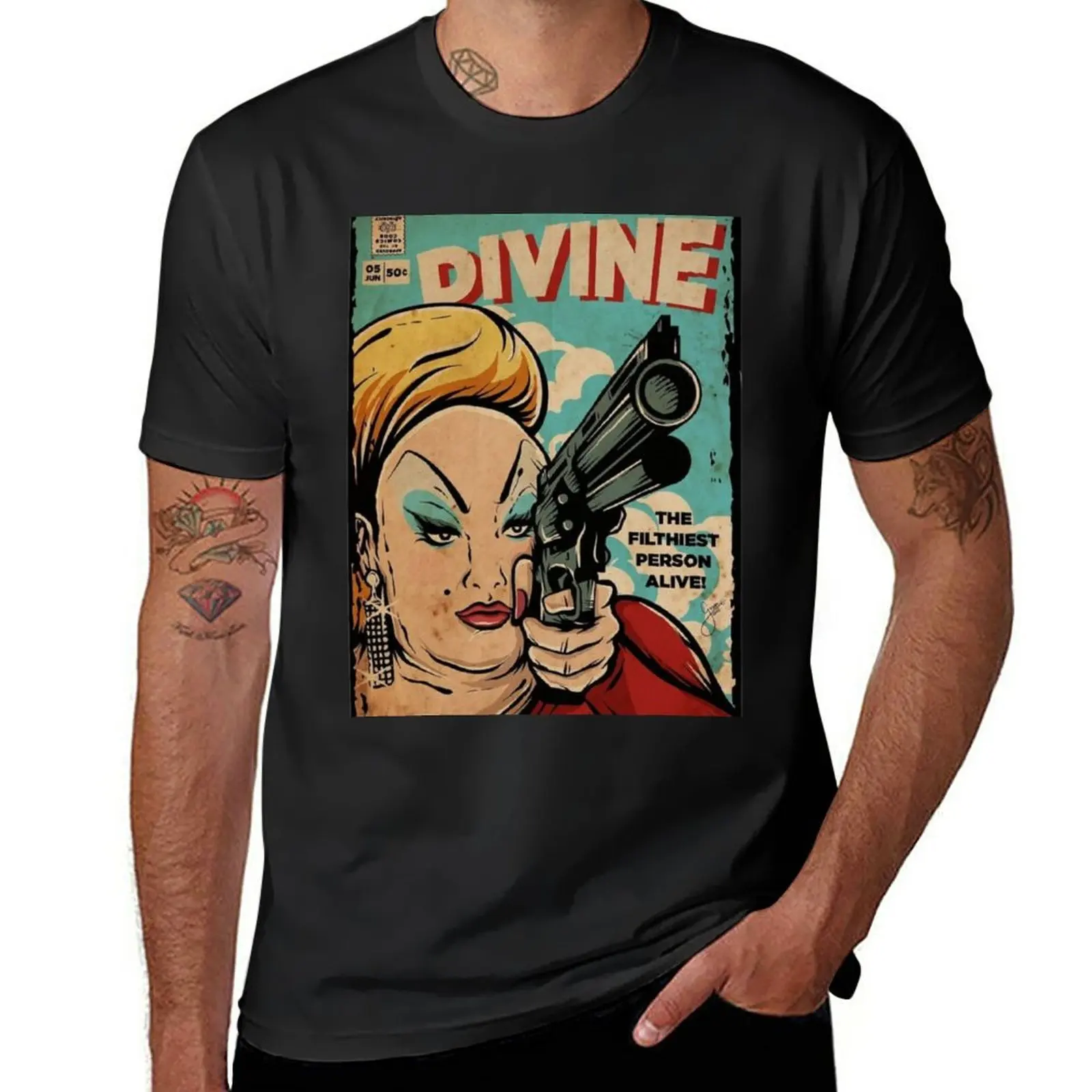 

New Pink Flamingos by John Waters Movie Poster T-Shirt Personalized t-shirt T-shirts oversize oversized t shirt men
