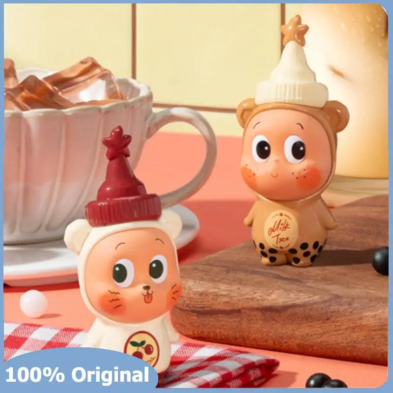 

POP MART Twinkle Twinkle Create Your Taste Mike Tea Cherry Series Mystery Box Genuine Blind Box Guess Toys Bag Ornament