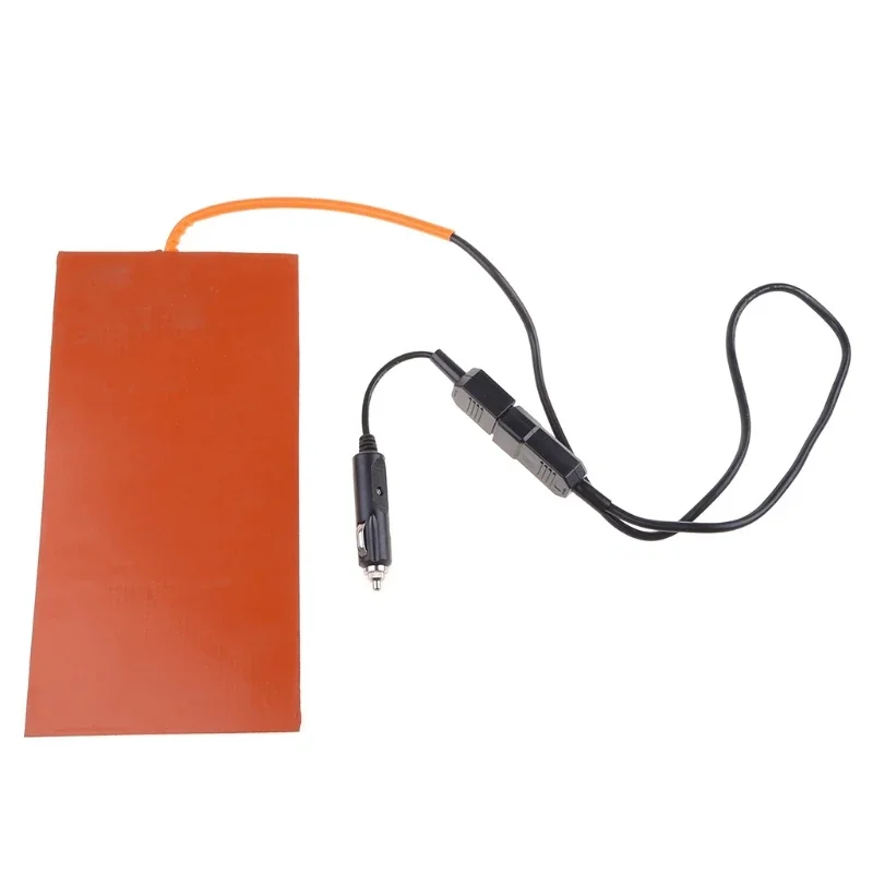 Heating Pad 12V 100W Pizza Hot Delivery Bag Silicone Heating Pad Heating Plate for W/ 65C Thermostat 152X304mm Heat