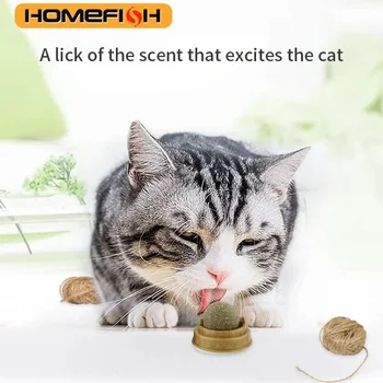 Natural Catnip Stick-on Ball 1