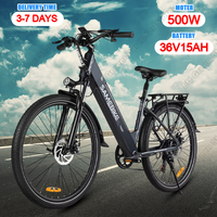 SAMEBIKE RS-A01 Pro-T Electric Bicycle 500W Motor 36V15AH Lithium Battery Electric Bicycle 26 Inch Tire Snow Electric Bicycle