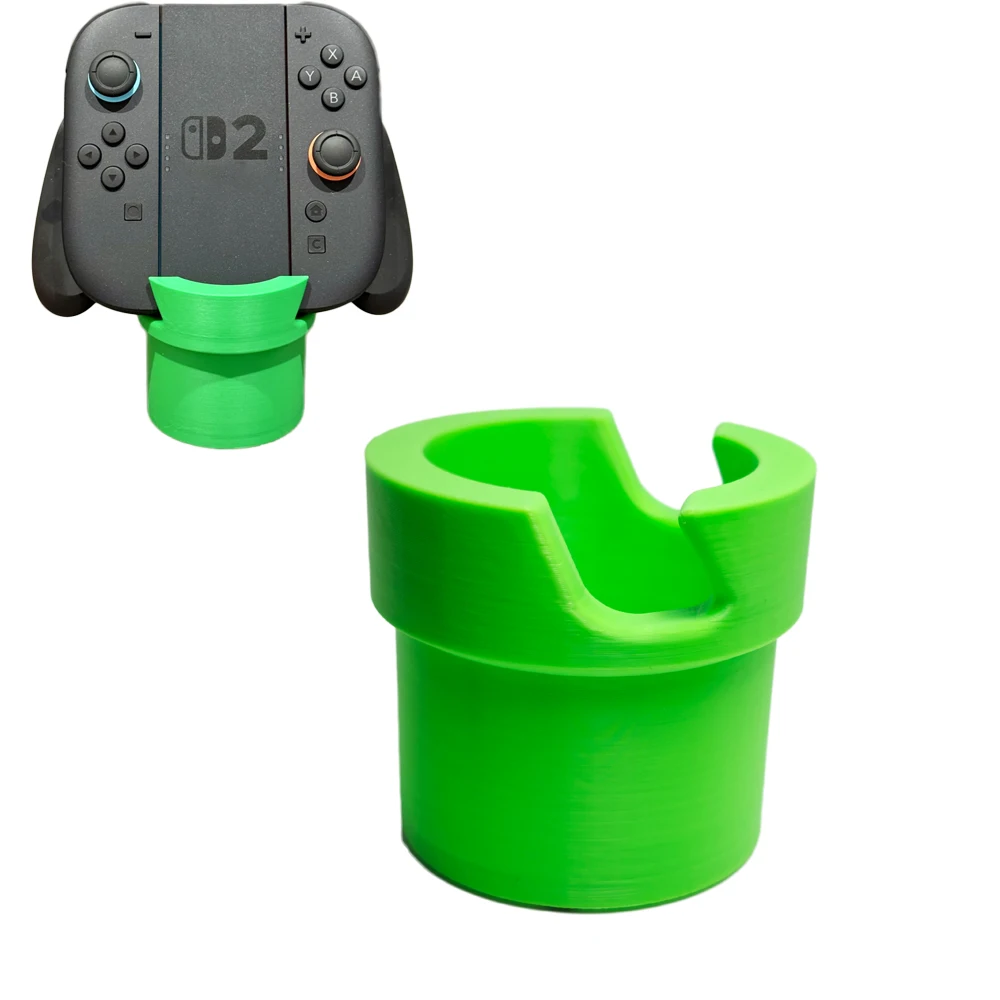 

Game Controller Stand for Switch 2 Controller Dock Gamepad Desk Holder Handle Bracket Base with 7 Game Card Slots Display Stand