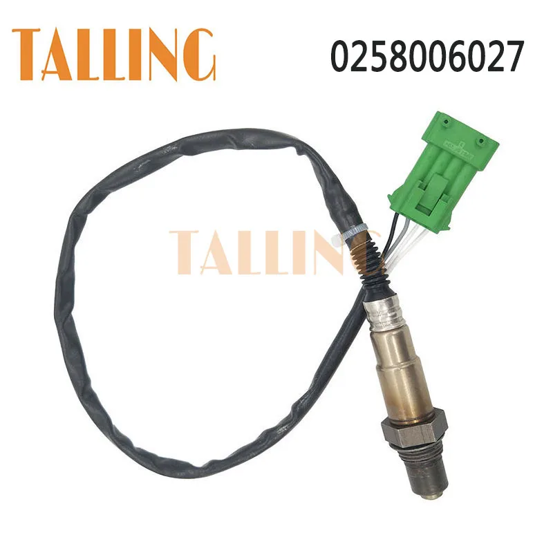 0258006027 Upstream Lambda O2 Oxygen Sensor for Citroen Berlingo Peugeot 206 307 C2 C3 Fiat Lancia Renault Clio 1628HN 963597858