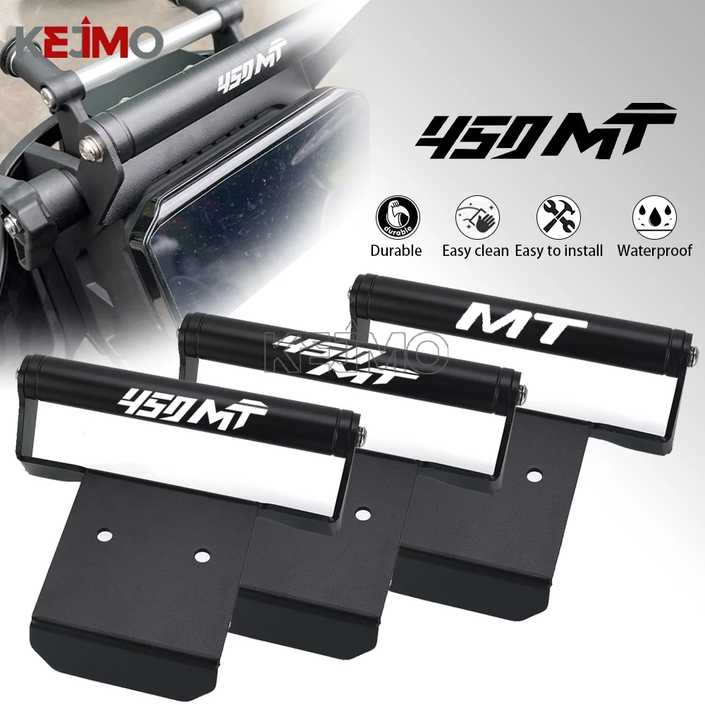 

Motorycle Mobile Phone Holder GPS Navigation Mounting Extension Bracket For CFmoto 450 MT CF450 MT450 mt 450MT 2024 2025 2026